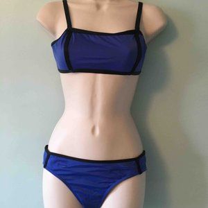Jimmy Choo 2 pc. bikini royal blue S/M